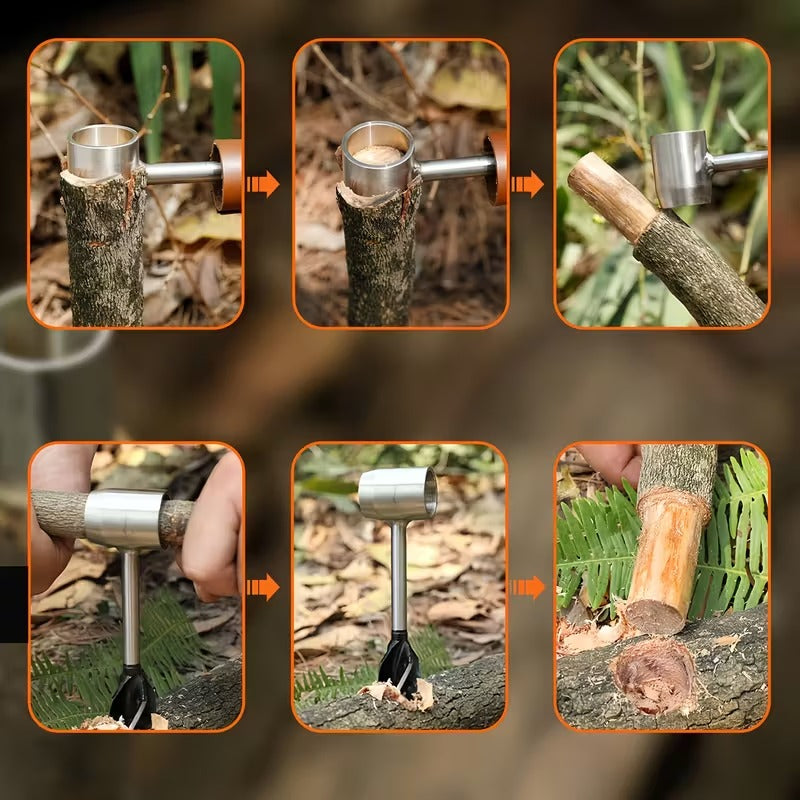 Bushcraft Holzbohrer